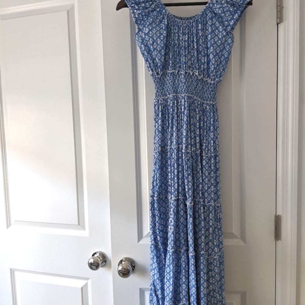 Pink City Prints Riviera Rah Rah Cottage Dress